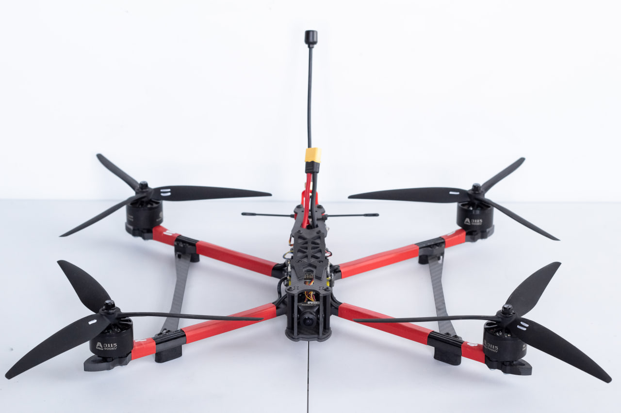 FPV квадрокоптер 10" дюймів, HentaiFPV